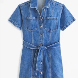 Abercrombie & Fitch Classic Blue Denim Dress